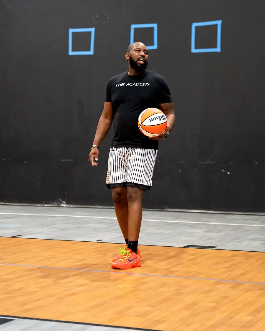 Coach Teddy Hudson, CEO and basketball skills trainer at Next Level Training Academy
